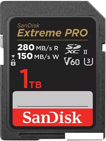 Карта памяти SanDisk Extreme PRO SDXC SDSDXEP-1T00-GN4IN 1TB