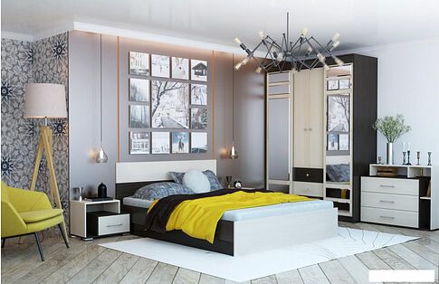 Комод Горизонт Уют/Юнона 0.86 (венге-дуб)