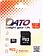 Карта памяти Dato microSDHC DTTF016GUIC10 16GB (с адаптером)