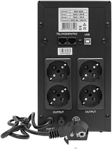 Источник бесперебойного питания EKF SSW-2200
