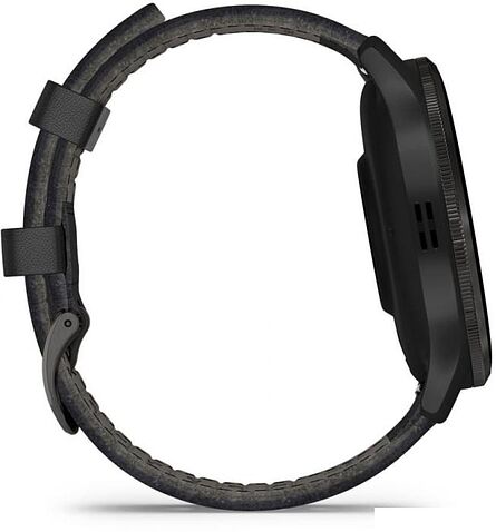 Умные часы Garmin Venu 3 (черный, с кожаным ремешком)
