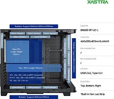 Корпус XASTRA QR600 0F-UC (черный)