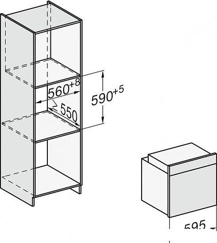 Электрический духовой шкаф Miele H 7260 B EDST/CLST