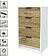 Комод Интерлиния Концепт КТ-К60 (дуб нокс/белый платинум)