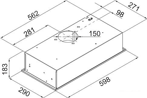 Кухонная вытяжка MAUNFELD Crosby Hardy 60 (белый)