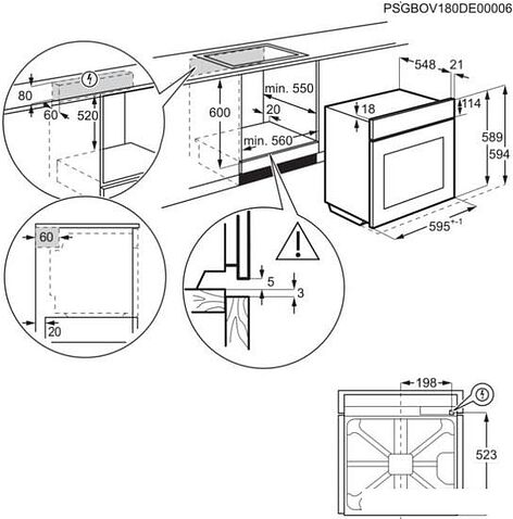 Духовой шкаф Electrolux OEF3H70TX
