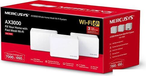 Wi-Fi система Mercusys Halo H80X (3-pack)