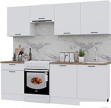 Готовая кухня Горизонт Paola 240 (белый) Готовая кухня Горизонт Paola 240 (белый)