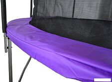Батут GoUP Elite 12FT (с сеткой и лестницей, фиолетовый)