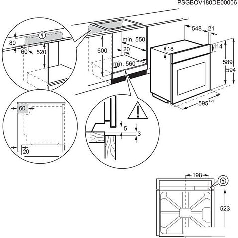 Духовой шкаф Electrolux EOD6P71X