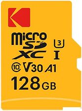 Карта памяти Kodak Ultra Performance microSDXC 128GB EKMSDM128GXC10HPRK (с адаптером)