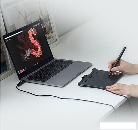 Графический планшет Parblo Ninos S (черный)