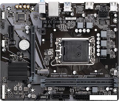Материнская плата Gigabyte H610M K DDR4