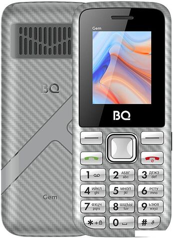 Кнопочный телефон BQ BQ-1860 Gem (серый)