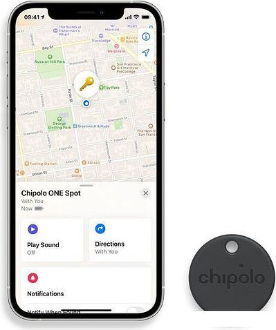 Bluetooth-метка Chipolo ONE Spot (4шт, черный)