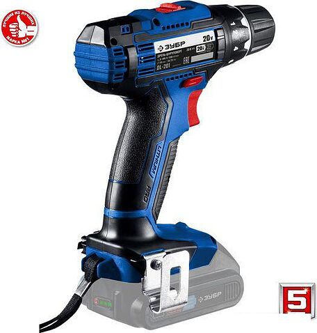 Дрель-шуруповерт Зубр Профессионал DL-201 (без АКБ)