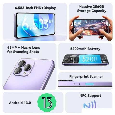 Смартфон Cubot P80 8GB/512GB (розовый)