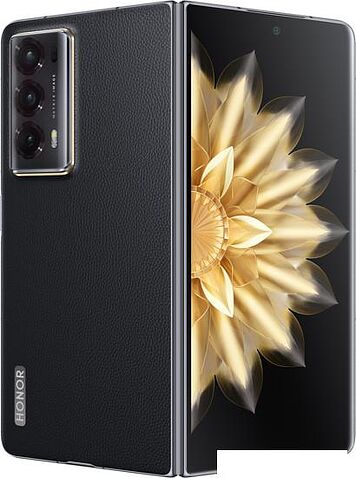 Смартфон HONOR Magic V2 16GB/512GB международная версия (черный кожаный)