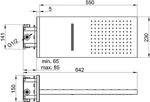 Верхний душ Armatura Сassini 842-811-00