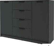 Тумба Интерлиния Концепт КТ-Т140 (антрацит/антрацит)