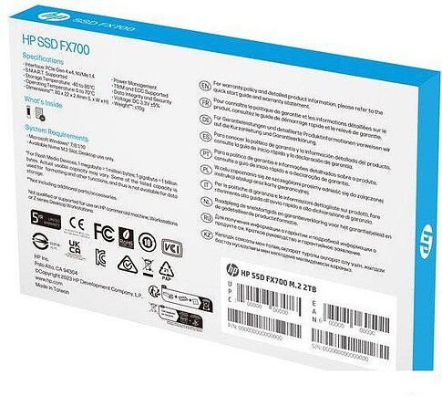 SSD HP FX700 2TB 8U2N5AA