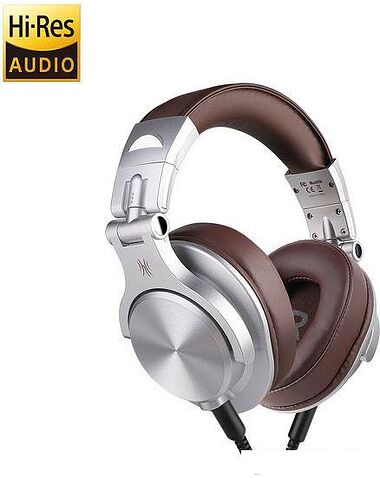 Наушники OneOdio A71 (серебристый/коричневый)