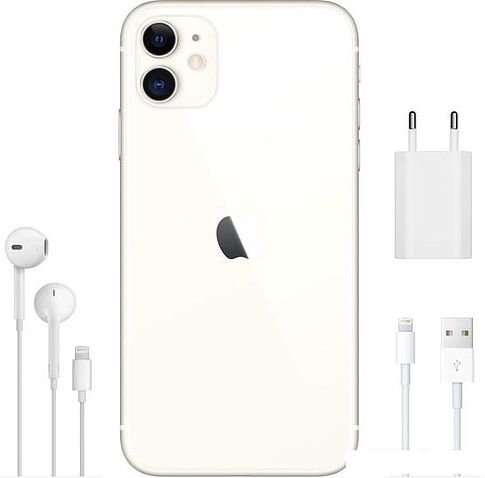 Смартфон Apple iPhone 11 128GB (белый)