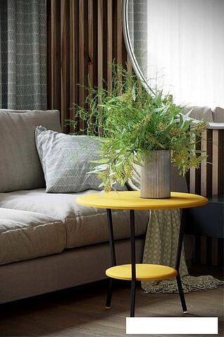 Журнальный столик Калифорния мебель Шот (желтый)