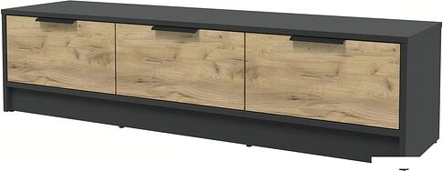 Тумба Интерлиния ТВ Концепт КТ-ТВ3-35 (дуб золотой/антрацит)