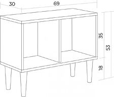 Тумба MONOFIX Одос ТВ (сонома)