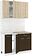 Готовая кухня Кортекс-мебель Корнелия Лира-лайт км.02460 1.2 м (дуб сонома/венге/марсель)
