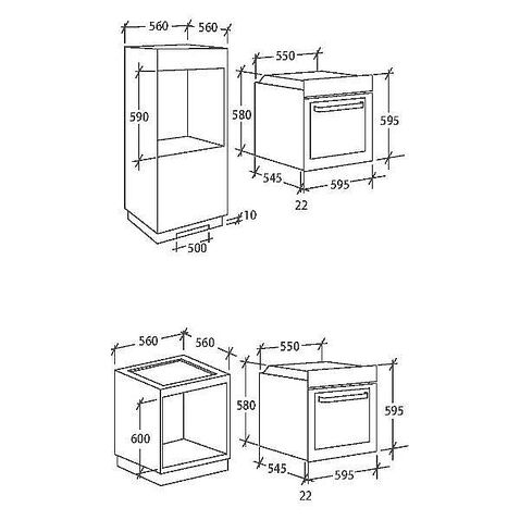 Электрический духовой шкаф Candy FCT612X