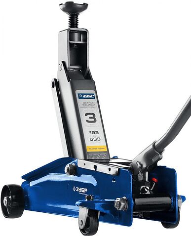 Подкатной домкрат Зубр Профи 43055-3 3т