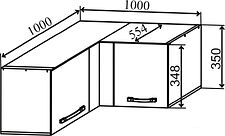 Шкаф навесной ДСВ Тренто ГПГУ 1000 (серый/серый) Шкаф навесной ДСВ Тренто ГПГУ 1000 (серый/серый)