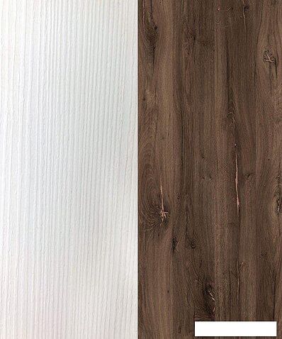 Готовая кухня ЭлиГард Lion 1.5 (белый структурный/дуб нокс/малага)