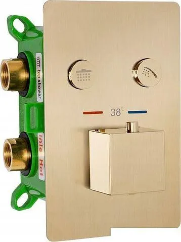 Душевая система  Rea Fenix Davis Brush Gold REA-P6358