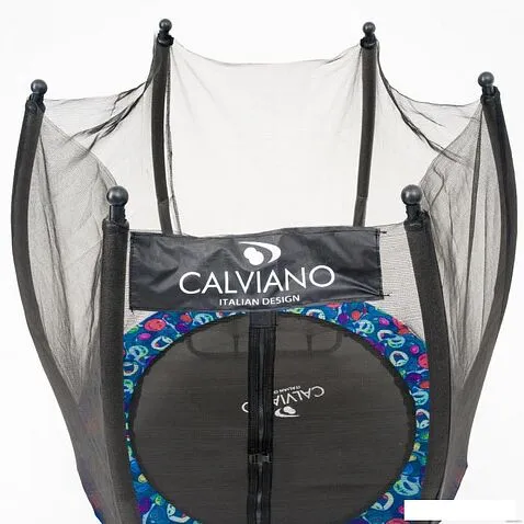 Батут Calviano Outside Master Smile 140 см - 4.5ft (внешняя сетка, складной, без лестницы)