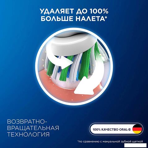 Электрическая зубная щетка Oral-B PRO Series 3 3500 D505.513.3X (голубой)