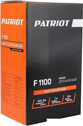 Дренажный насос Patriot F 1100