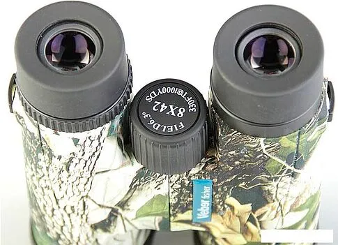 Бинокль Veber 8x42 Veber Fisher камуфляж с заплечным ремнем