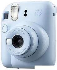Фотоаппарат Fujifilm Instax Mini 12 (голубой) + голубой чехол Sundays с ремнем Фотоаппарат Fujifilm Instax Mini 12 (голубой) + голубой чехол Sundays с ремнем