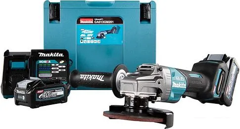 Угловая шлифмашина Makita GA013GM201 (с 2-мя АКБ)