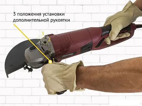 Угловая шлифмашина Pioneer AG-M2200-230-01