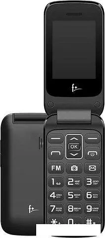 Кнопочный телефон F+ Flip 240 (черный)