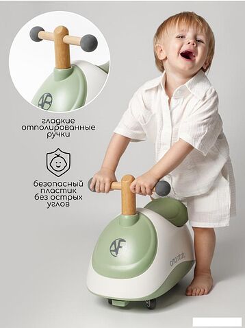 Каталка Amarobaby Enjoy AB24-7NJ/0407 (белый/зеленый)