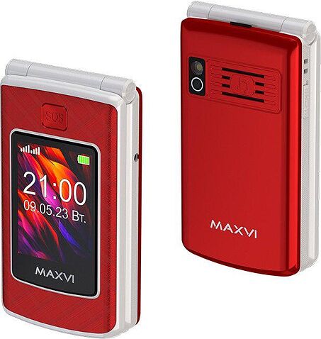 Телефон Maxvi E28 (красный)