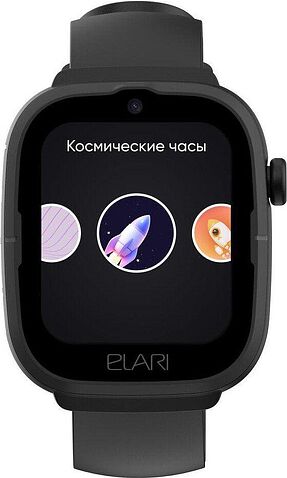 Детские умные часы Elari KidPhone 4G Go (черный)