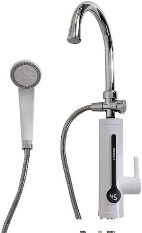 Проточный электрический водонагреватель кран+душ Pioneer WH657SH