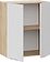 Шкаф навесной Трия Кимберли 1ВВ6 с двумя дверьми (дуб крафт золотой/сноу)
