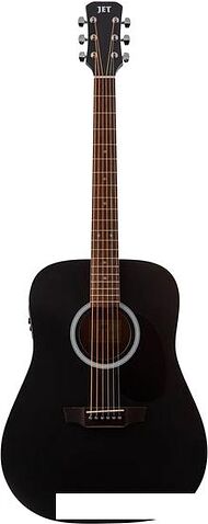 Электроакустическая гитара JET JDE-255 BKS